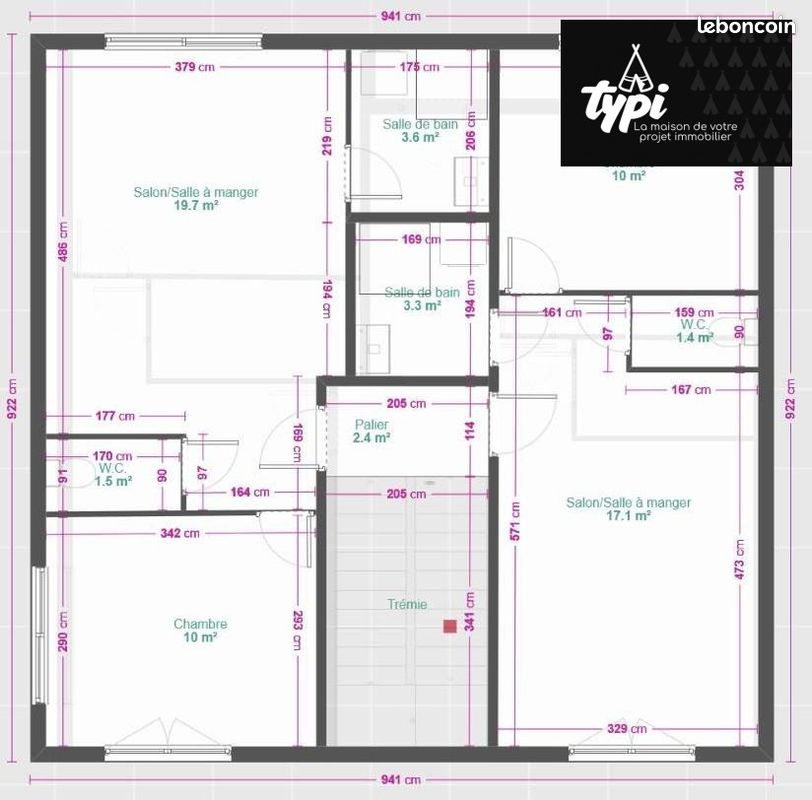 Appartement 2 pièces 35 m² (image 5)