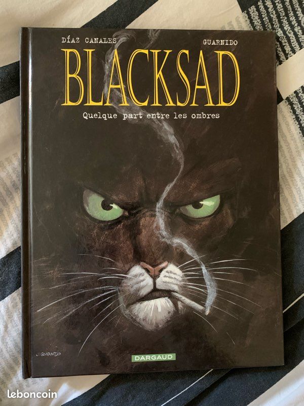 Blacksad – Tome 1 : Quelque part entre les ombres – Édition originale – Premier tirage (2000) + article de presse d’époque (image 1)