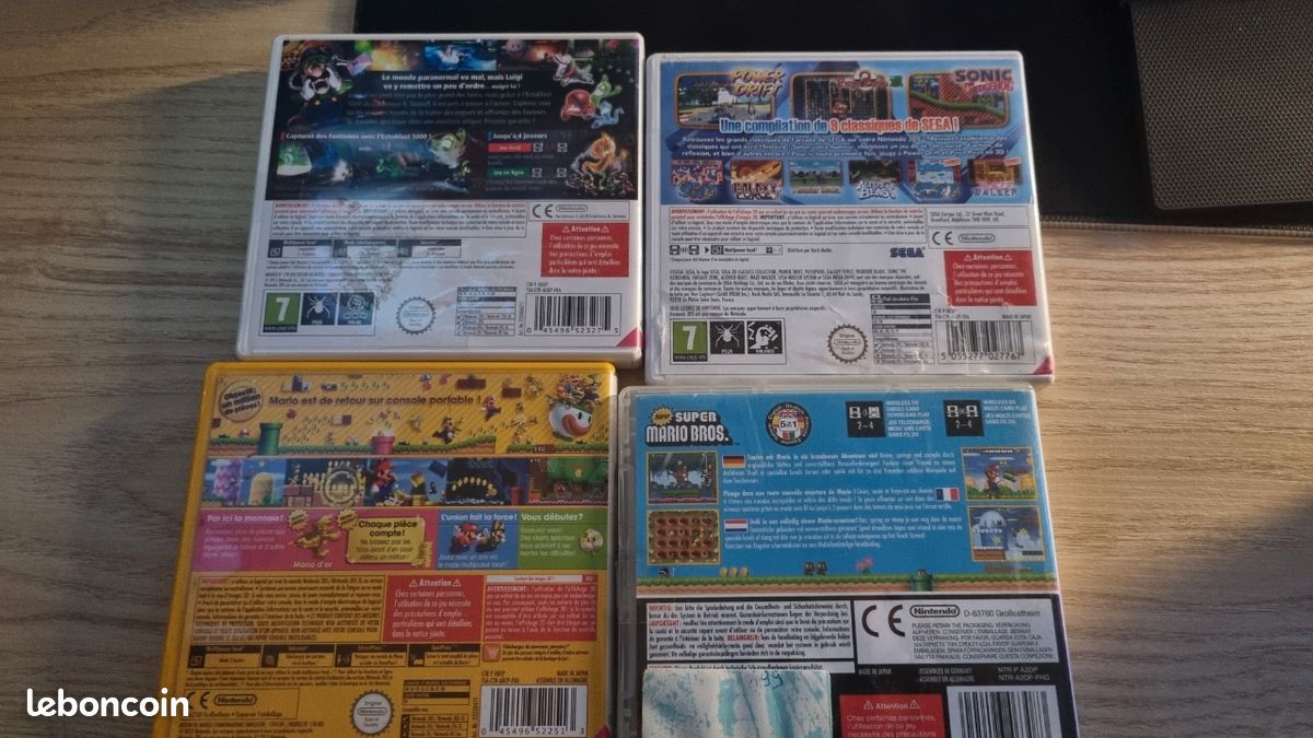 Lot de 4 jeux Nintendo DS / 3DS (image 2)