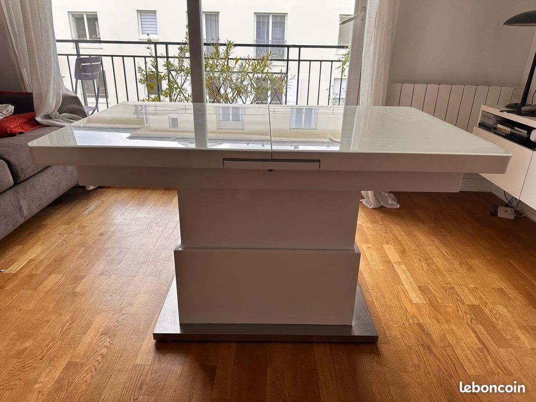 Table basse relevable extensible (image 2)