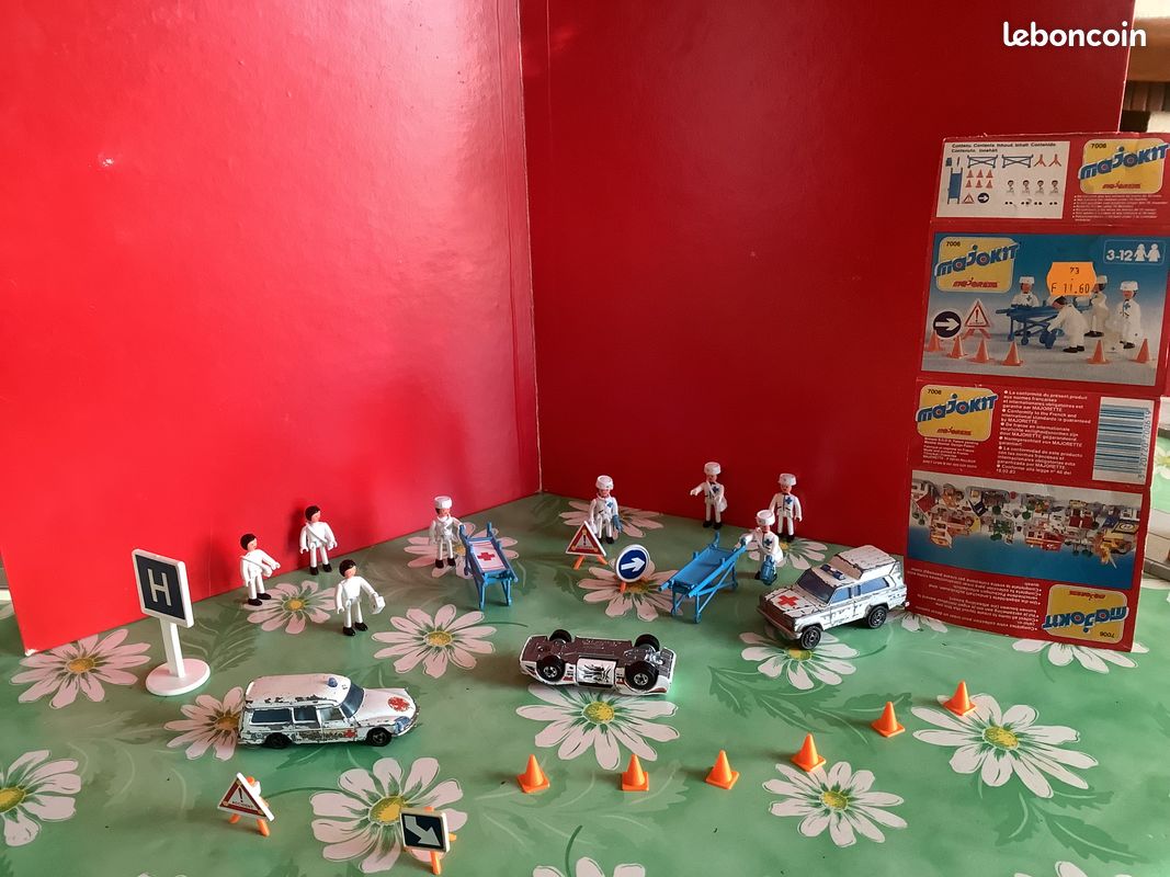 Majokit N°7502 L'hôpital Jouet Vintage Majorette - Complet