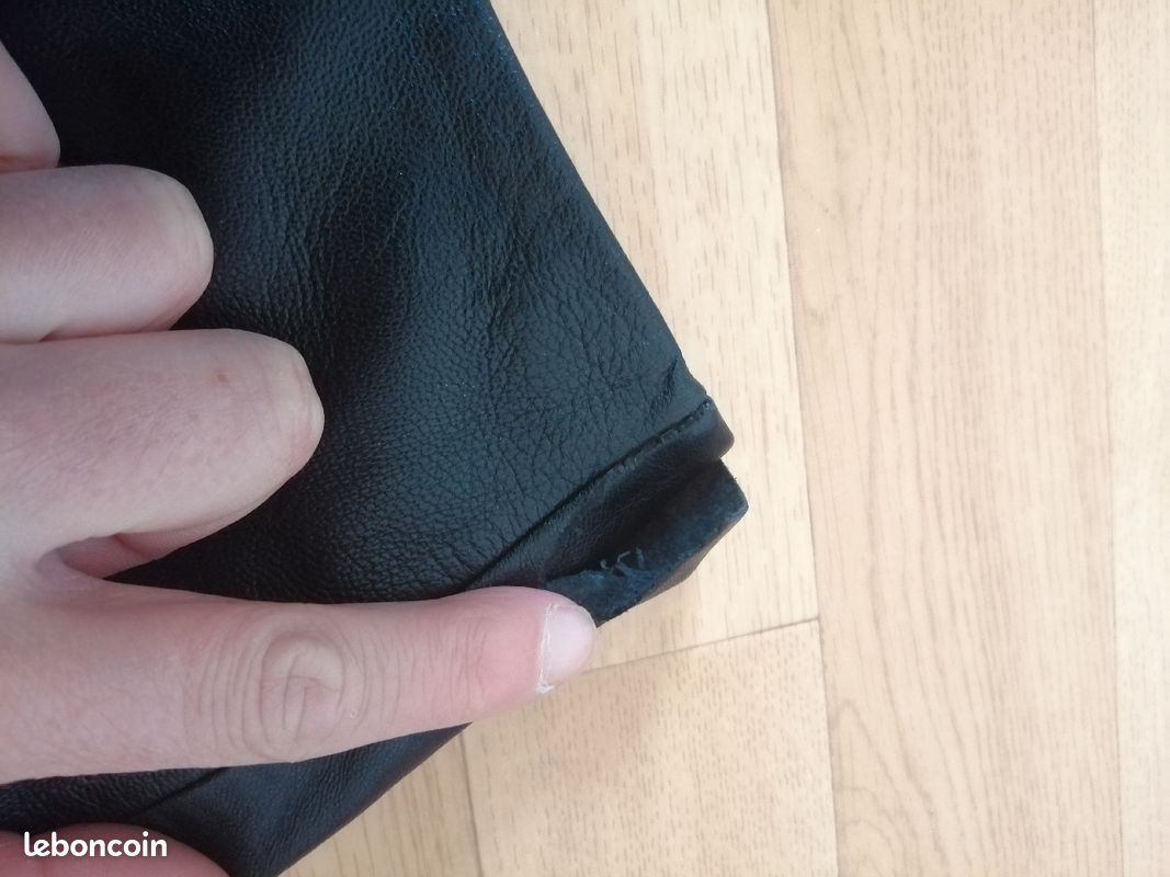 Jupe vrai cuir mango (image 8)