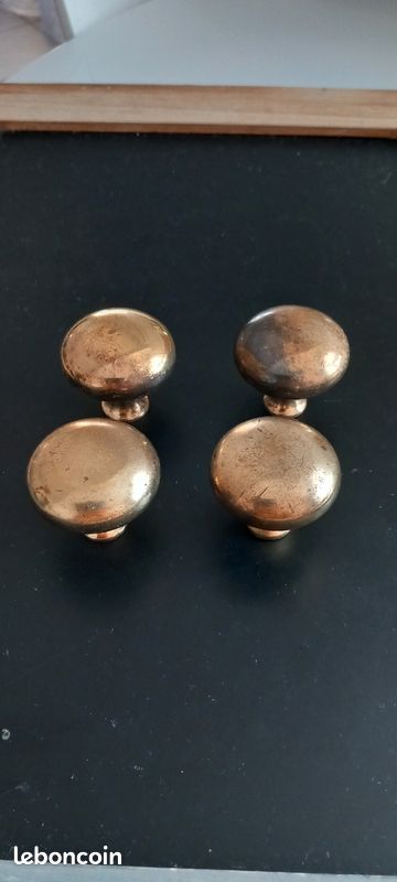 Poignées de commode bronze vintage (image 1)