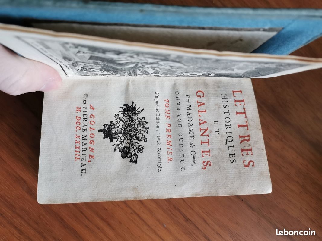 Rares éditions des Lettres historiques et galantes 1713/1733 - Voltaire (image 3)