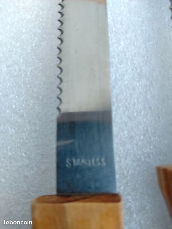 Bloc de 6 couteaux à steaks Stainless (image 4)