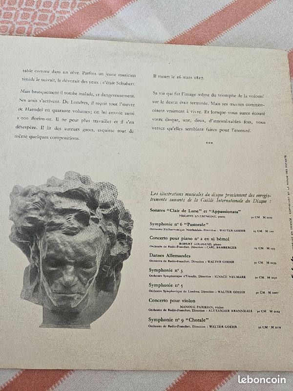 1 Disque vinyl Ludwig van Beethoven (image 7)