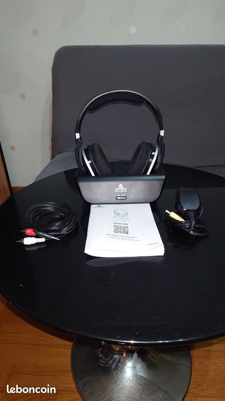Headphones Adh300 Artiste D1 Wireless Tv Headphone Casque Sans Fil