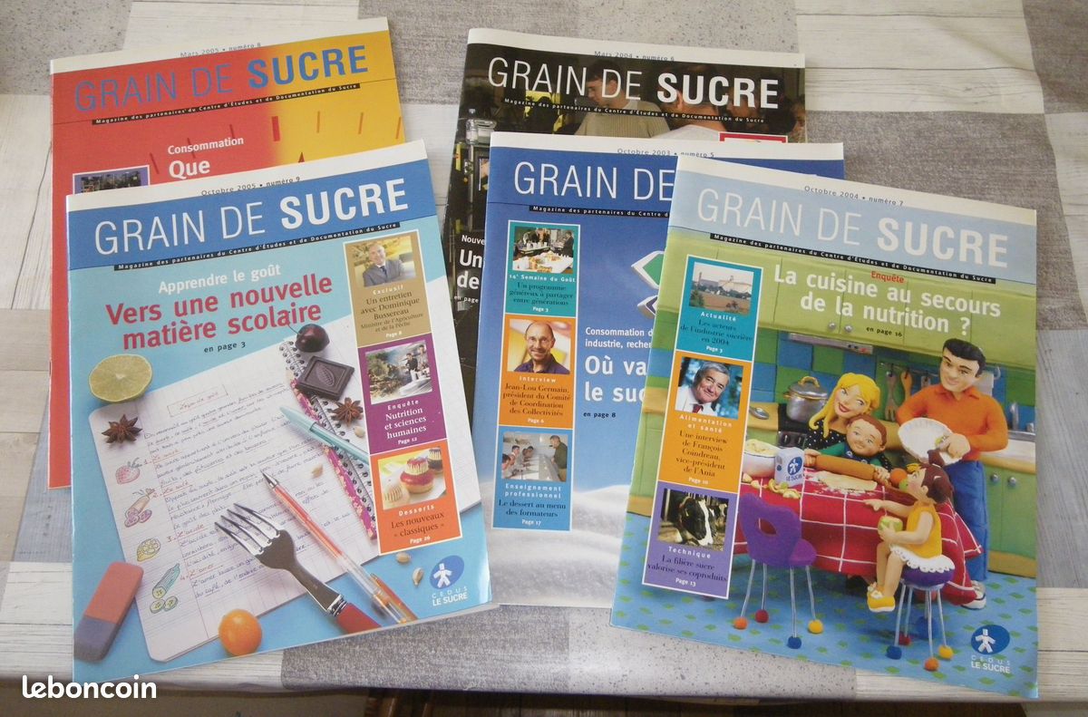 Lot de revue grain de sucre cedus logp (image 2)