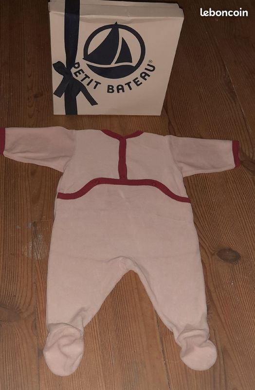 Joli pyjama / dors bien PETIT BATEAU fille 3 mois (image 5)