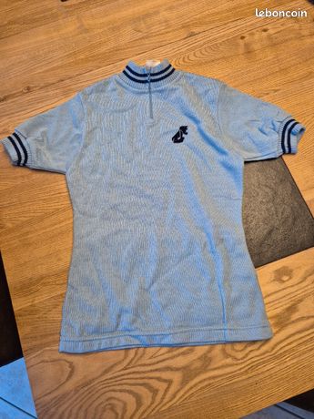 Maillot Cycliste Vintage Peugeot Talbot – Années 80, Taille M, Sibille