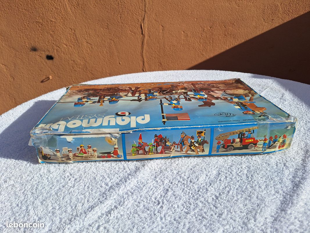Ancien Playmobil System 3406 Complet Dans Sa Boîte – Rare Klicky 1974 (Thème Indien/Western)