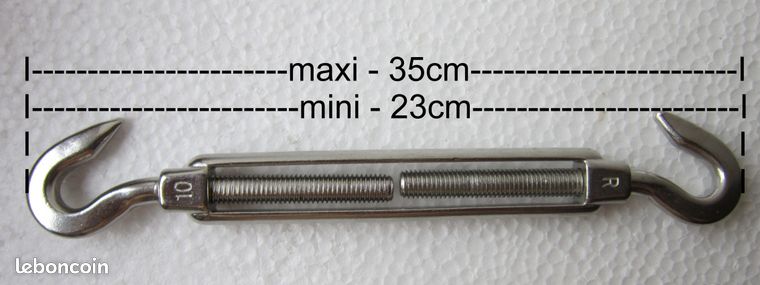 Serre Corde Serre Cable Acier 10 Serre-Câbles En Acier Inoxydable - Tendeur Universel Pour Rideaux, Linge, Auvents (6mm) Corde A Linge Cosse Coeur 3mm