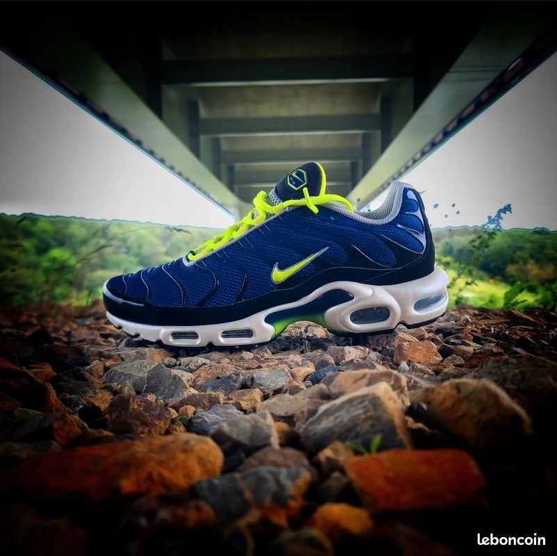 Nike Shoes Air Max Plus Bleu Jaune Tn Nike Air Max Plus Bleu Jaune