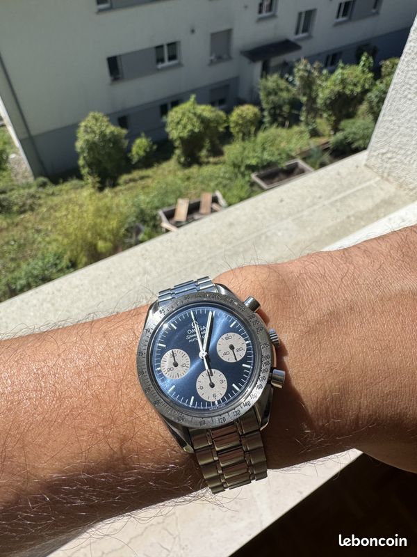 Omega Speedmaster Reduced Marui Japan Blue panda