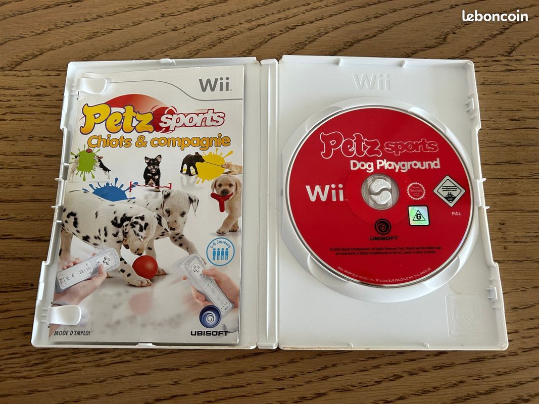 Jeu Wii - Petz Sports Chiots Et Cie - Complet Mais état Correct Usé