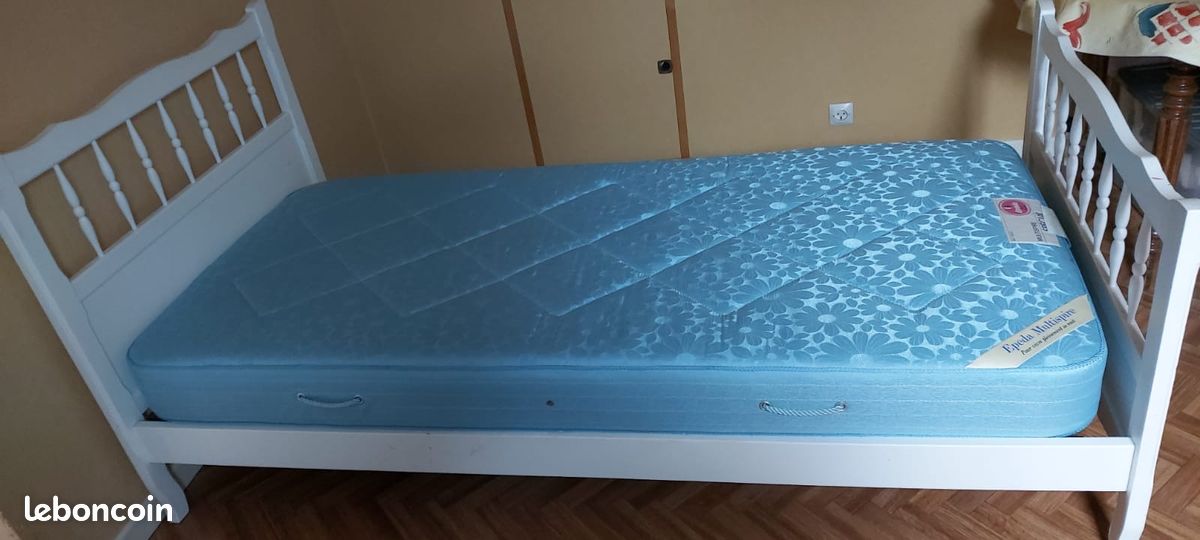 Lit sommier et matelas 1 personne (image 4)
