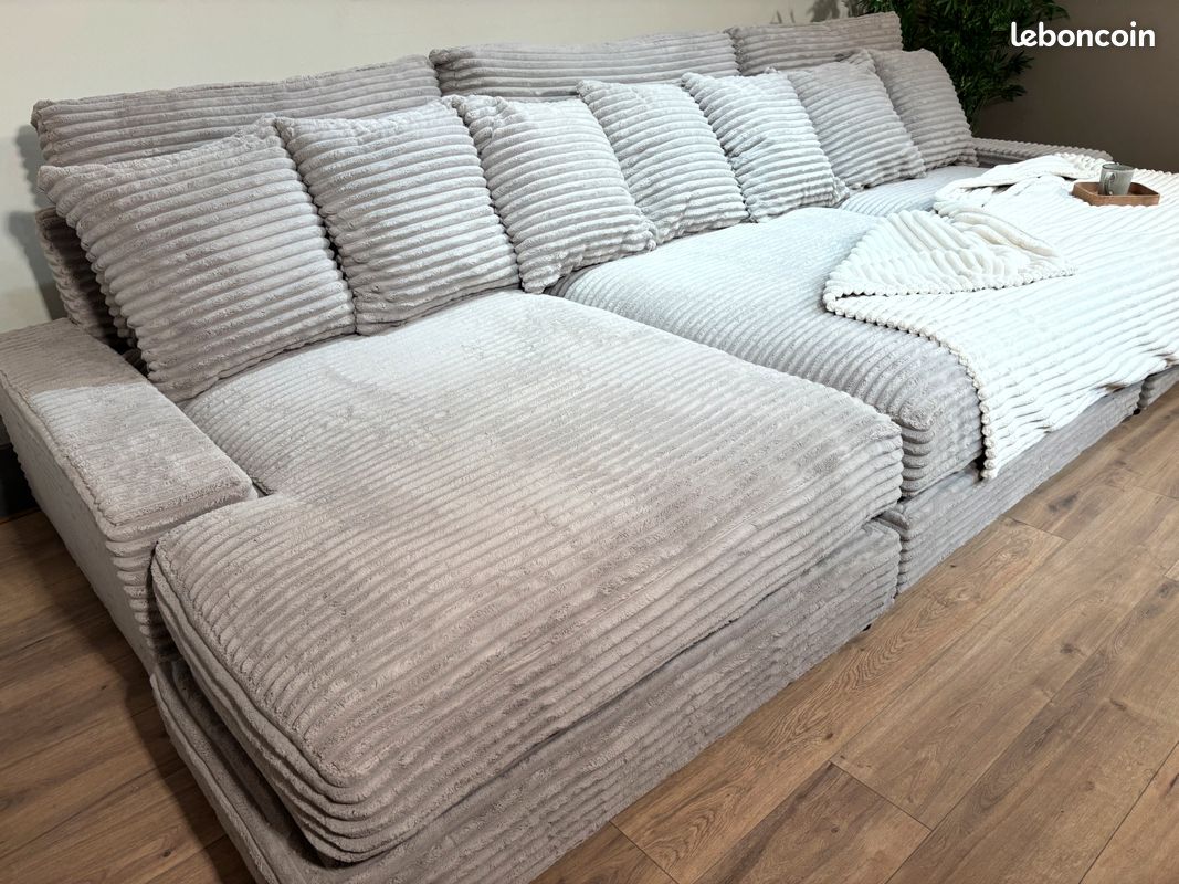 Canapé VEDÈNE BIG XXL BIS 🛋️ Confort Premium • Convertible par sa large assise - NIMES (image 4)