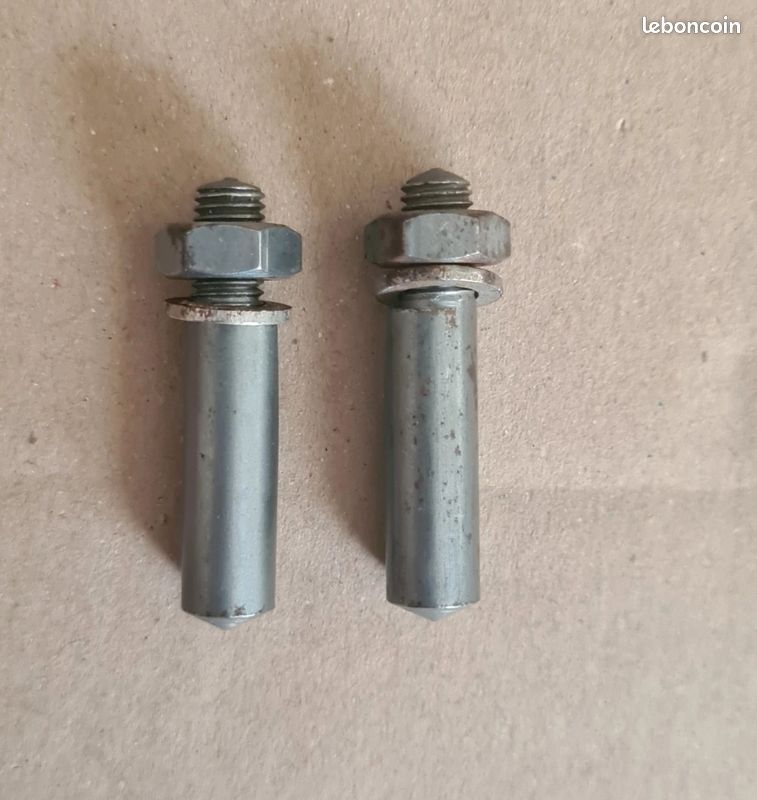 Paire De Clavettes 9x42,80 Pour Pédalier Vélo Ancien – Pièce Cycle Rétro – Oxydation Possible