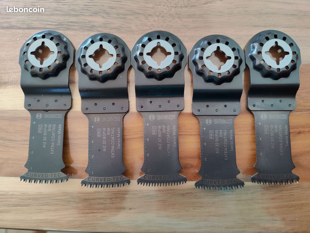 [NEUF] Lot de 5 lames Bosch PRO AIZ 32 BSPIB – Starlock (image 1)