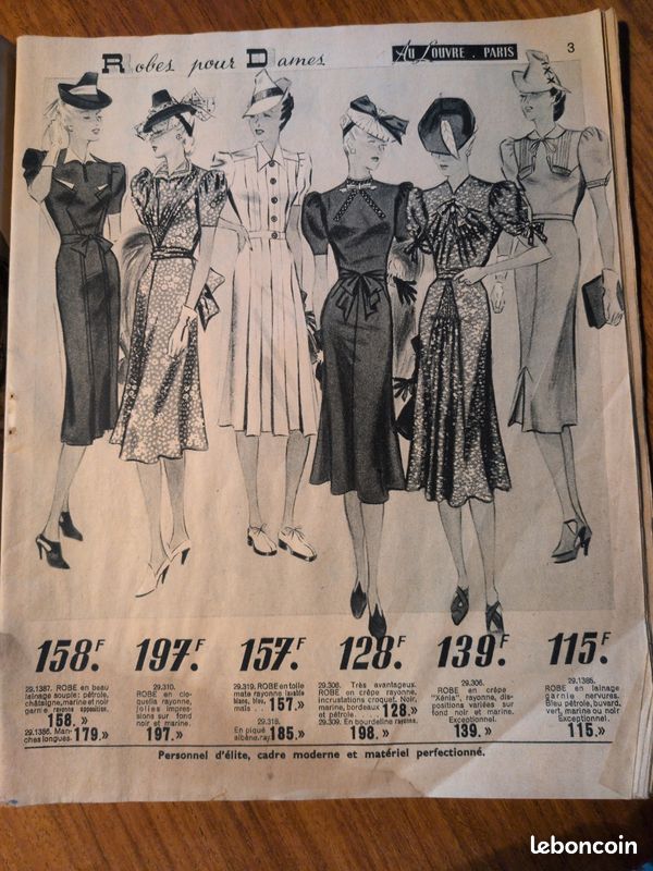 Catalogue AU LOUVRE été 1939 WW2 (image 3)
