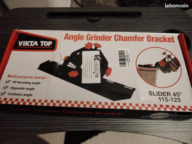 Support De Meuleuse D'angle Pour Carrelage, Coupe De Chanfrein à 45 Degrés, Support Réglable En Acier Inoxydable, Pierre En Céramique