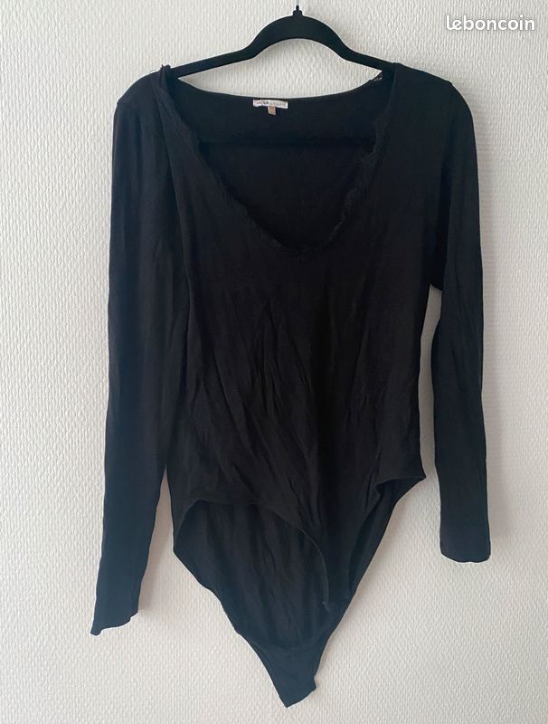 Body tee-shirt manches longues noir T XL insva intimate (image 1)