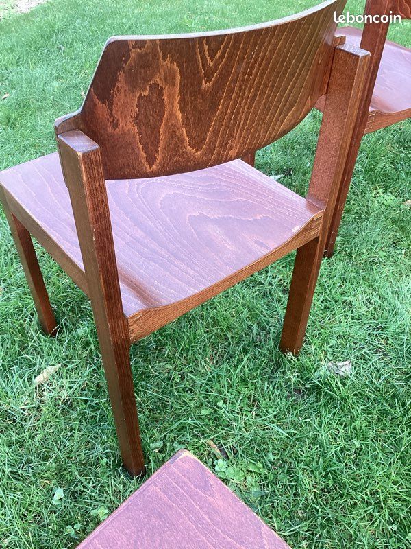 6 chaises vintage schlapp mobel (image 4)