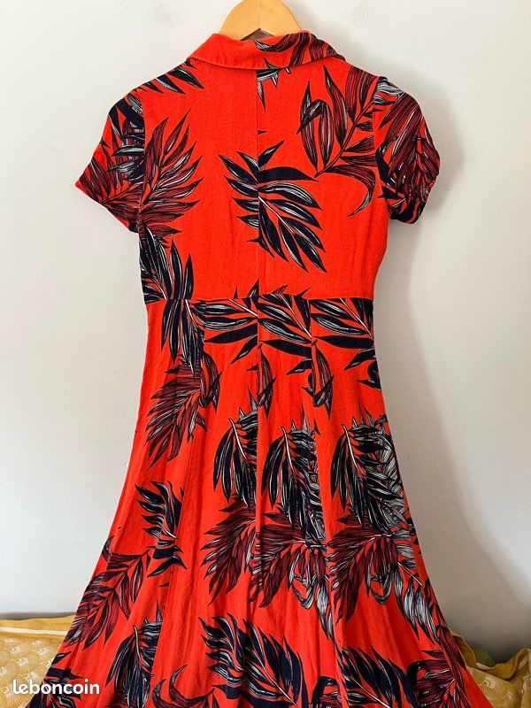 Robe chemisier rétro 🌴 Promod (image 11)