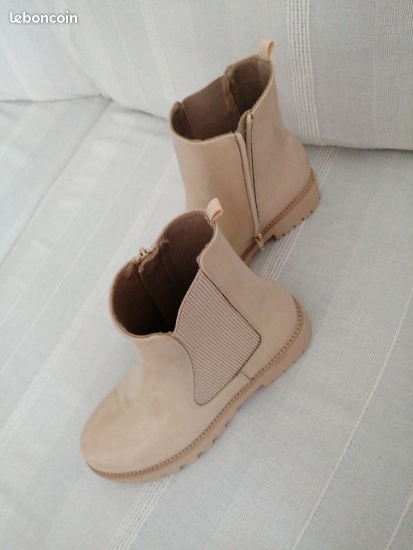 Bottines Beige (image 3)