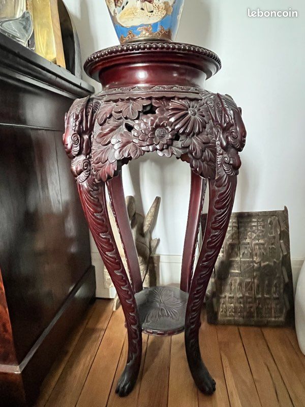 Paire de sellettes asiatiques 90cm (image 2)