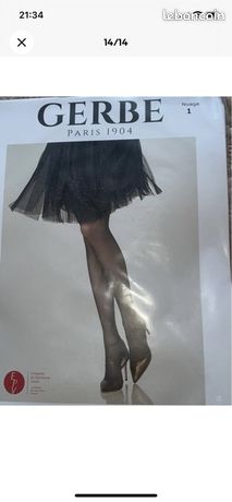 Photo lingerie GERBE SENSITIVE 55 NOIR. Tirage argentique original