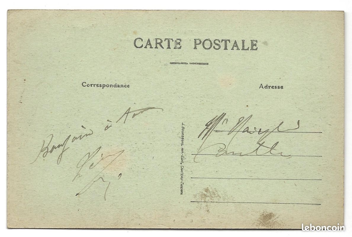 Carte postale ancienne - SAINT MARTIN D'ALBOIS (51) Rue Julien Ducos aujourd'hui - Bureau de Tabac - Collection