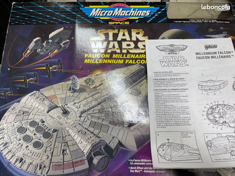 Star Wars Micro Machines Faucon Millenium boîte (image 1)