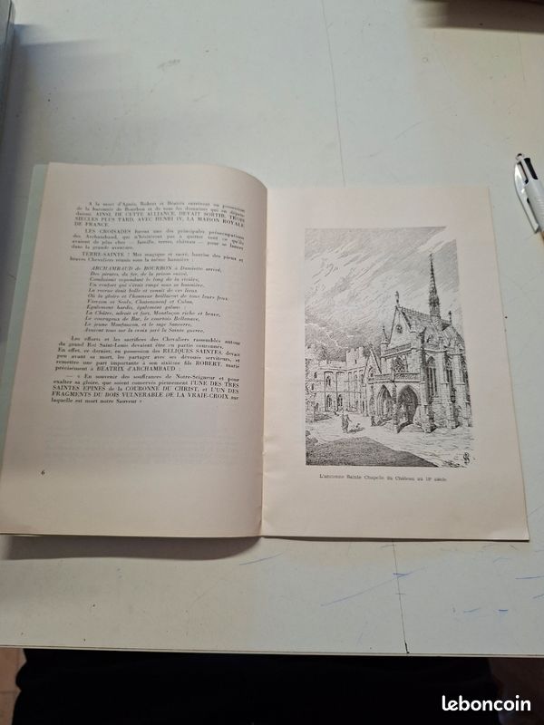 3946: Livre ancien Bourbon-l'Archambault - Georges Boppe - Fascicule 1 (image 3)