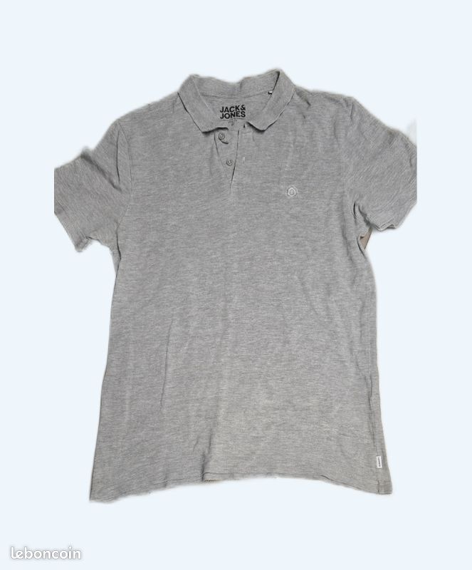 T-shirt Homme Advocate Gris Marron – XL – Coton Décontracté – Occasion Très Bon état