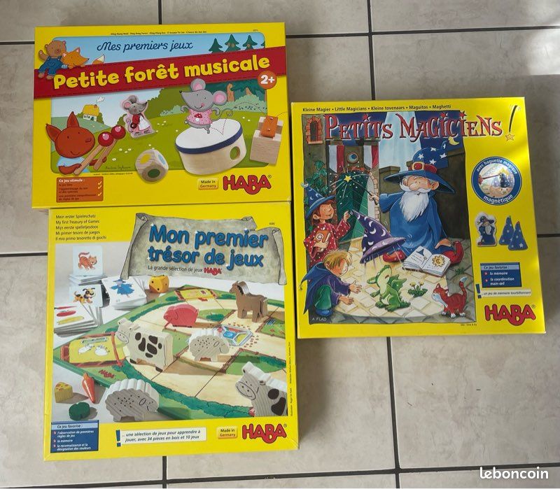 Lot de grands jeux Haba (image 1)