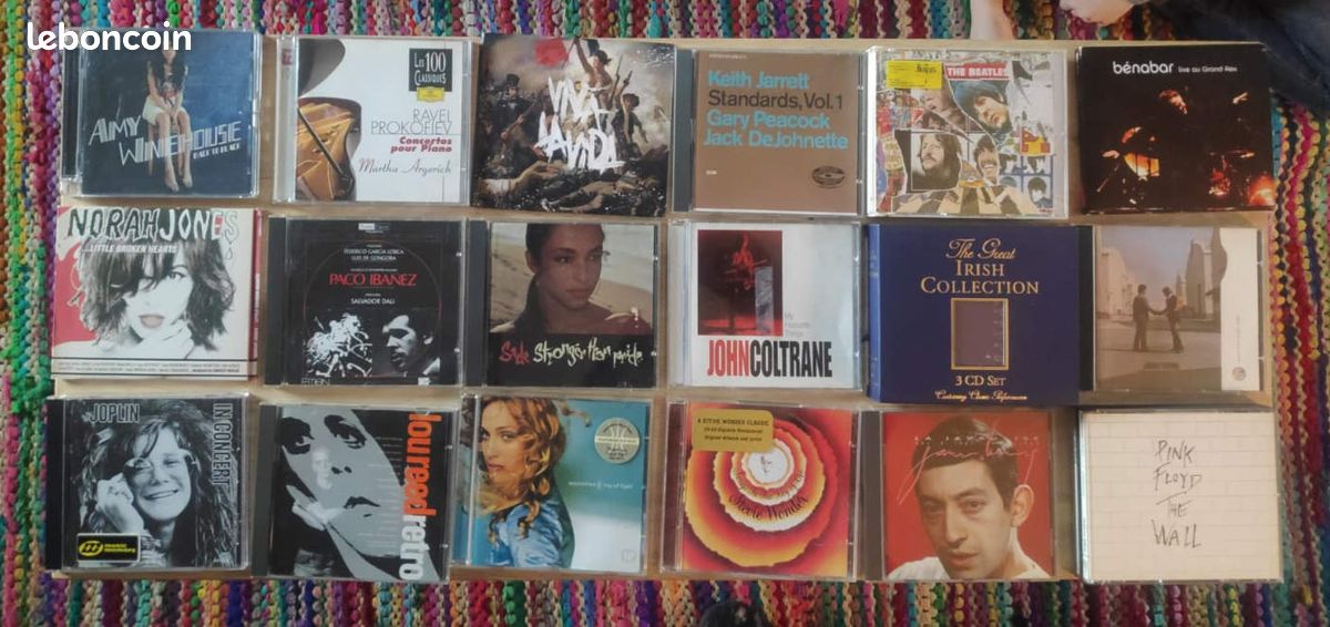 CD pop, rock, classique, jazz à l'unité ou en lot (image 1)