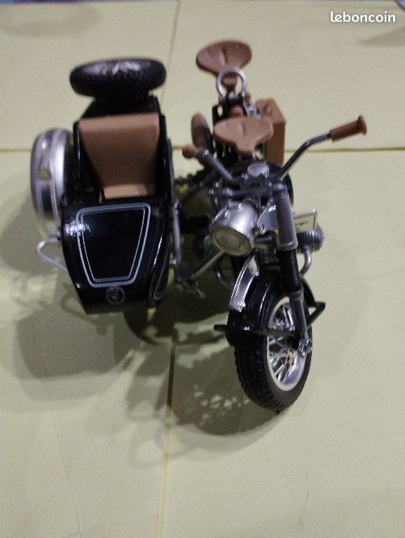 Side-car BMW R75 "Éléphant" Polistil échelle 1:15 - Modèle Réduit Vintage Des Années 70, Occasion En Métal
