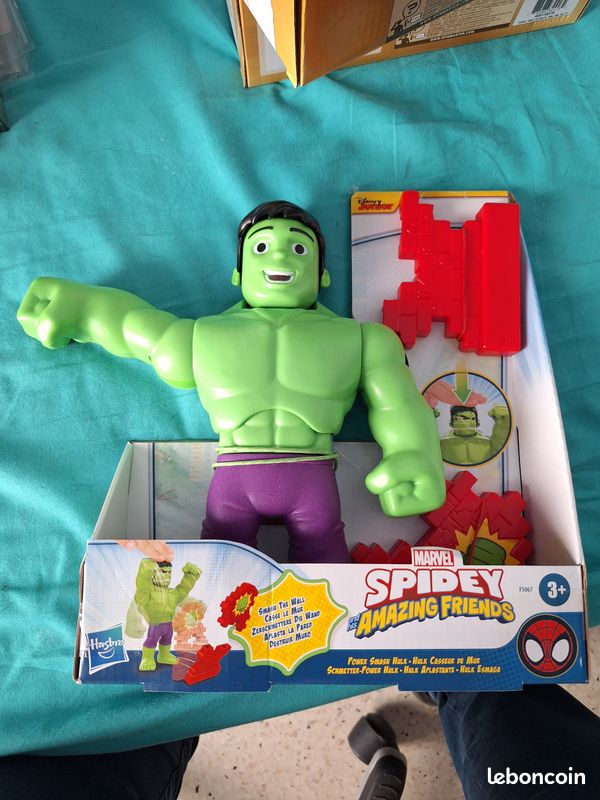 Hulk casseur de Mur Marvel Spidey and his Amazing Friends Jeux