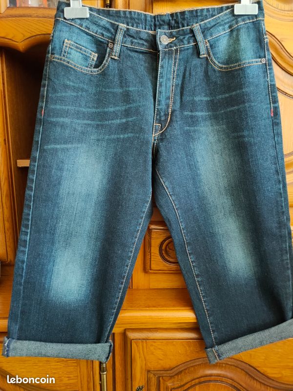 Pantacourt en jean Femme - Taille 38 (image 2)