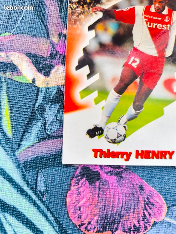 Carte Panini Thierry Henry Coupe Du Monde 1998 France - SGC Notée 4, Rookie