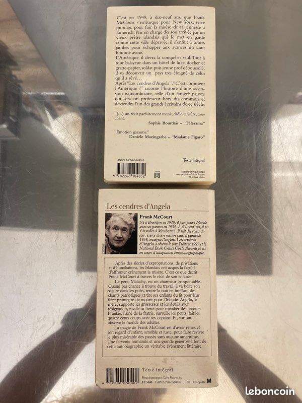 Lot de 2 Livres de Franck McCourt (image 2)