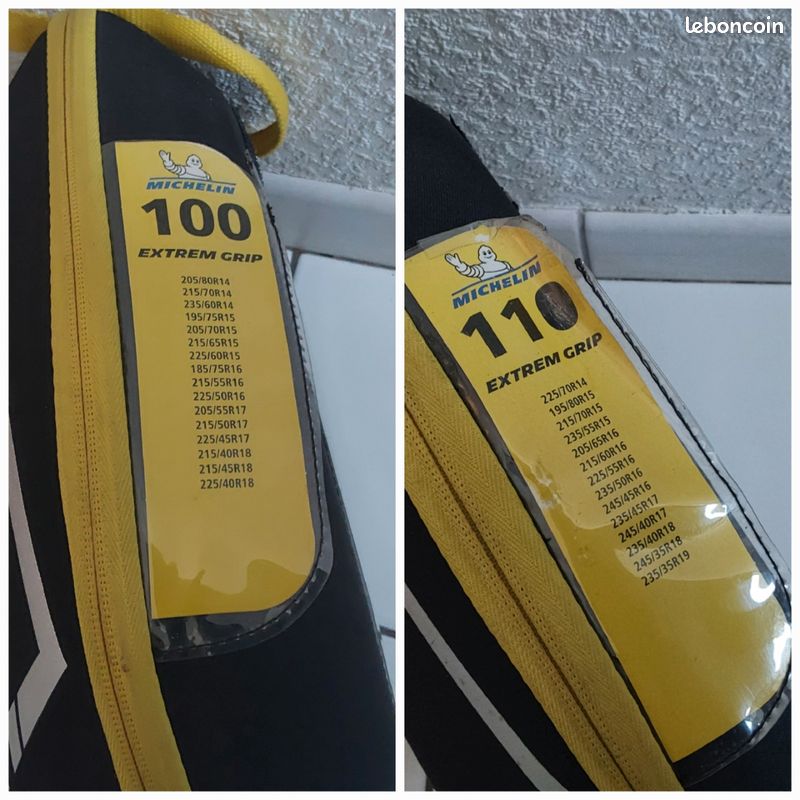 Chaînes neige michelin n 100 et 110 (image 3)