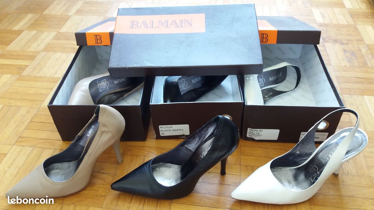 3 paires d'Escarpins - Balmain (image 1)
