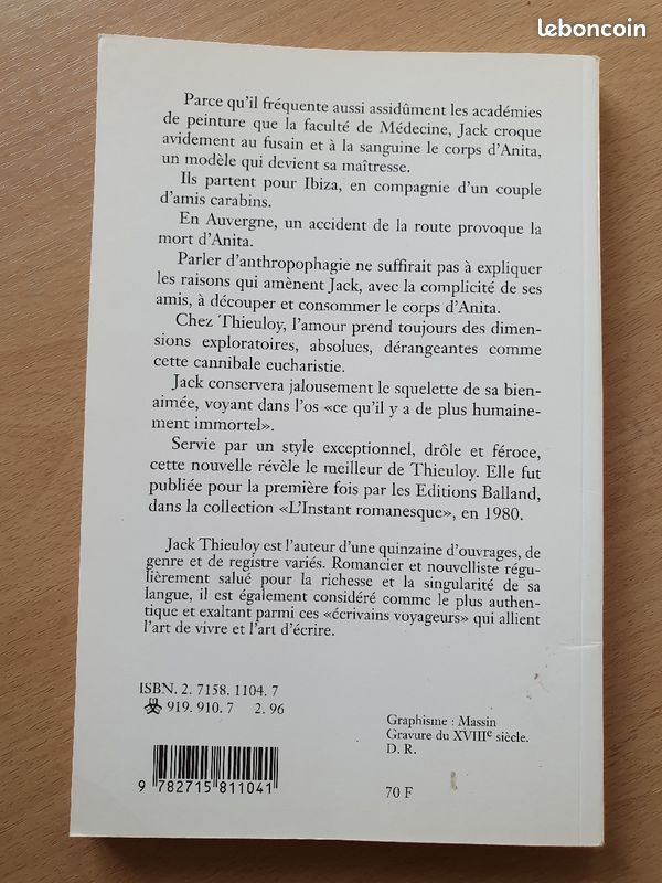 Livre "les os de ma bien-aimée" (image 2)