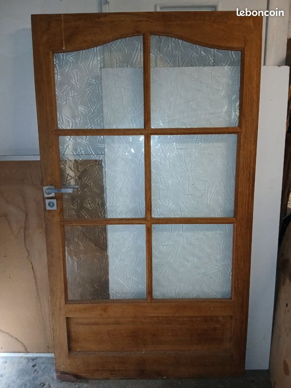 Belle porte à 6 carreaux à motifs originale (image 2)