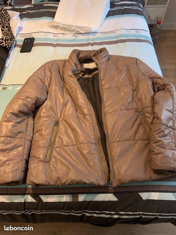 Blouson Geox original type doudoune taille XL camel (image 1)