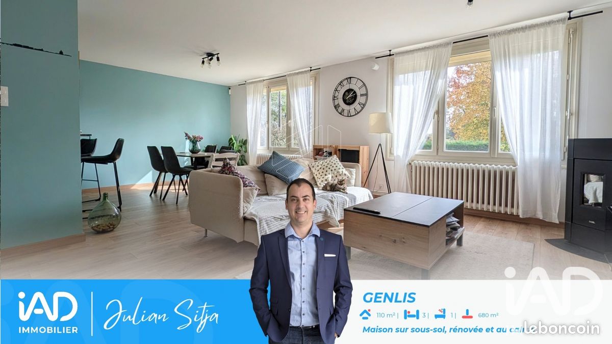 Maison 5 pièces 110 m² · à Genlis · 110 m² · 255 000 €