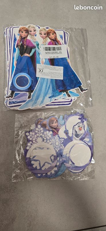Lot anniversaire reine des neiges (image 4)