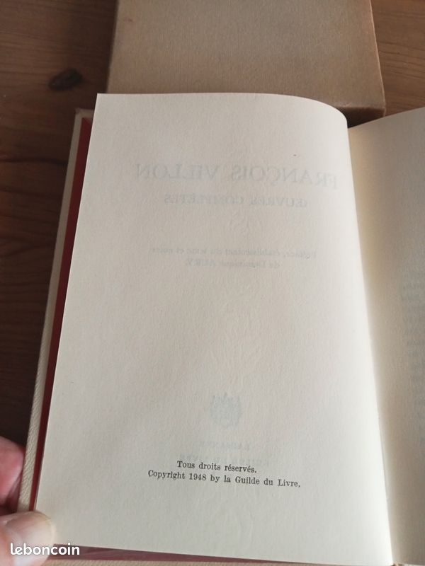 François Villon - Œuvres complètes - Édition la Guilde du Livre (image 3)